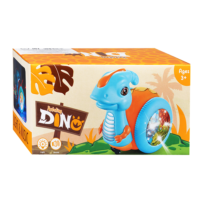 Интерактивная игрушка HG-888A "Дракон" на батарейказ, в коробке