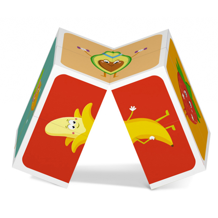 Кубик трансформер "Овощи и Фрукты"