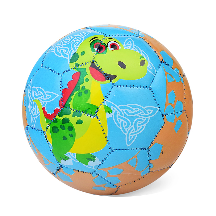 Мяч футбольный 00-1860 "Динозаврики" PU, размер 2, 100 г