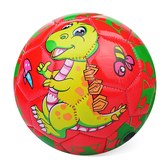 Мяч футбольный 00-1860 "Динозаврики" PU, размер 2, 100 г