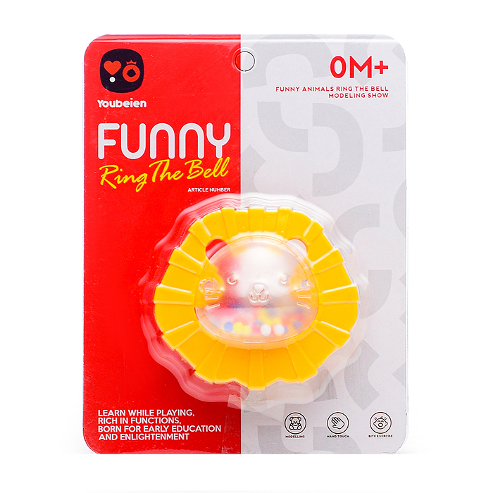 Набор погремушек RT689-18 "Дружная семейка" на листе