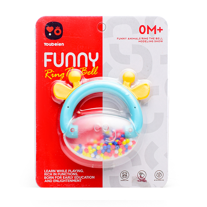 Набор погремушек RT689-18 "Дружная семейка" на листе