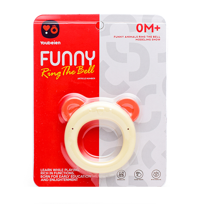 Набор погремушек RT689-18 "Дружная семейка" на листе