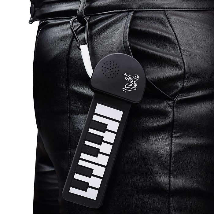 Фото к товару Брелок 666-63D "Мини-пианино" со звуком, в коробке Брелок 666-63D "Мини-пианино" со звуком, в коробке