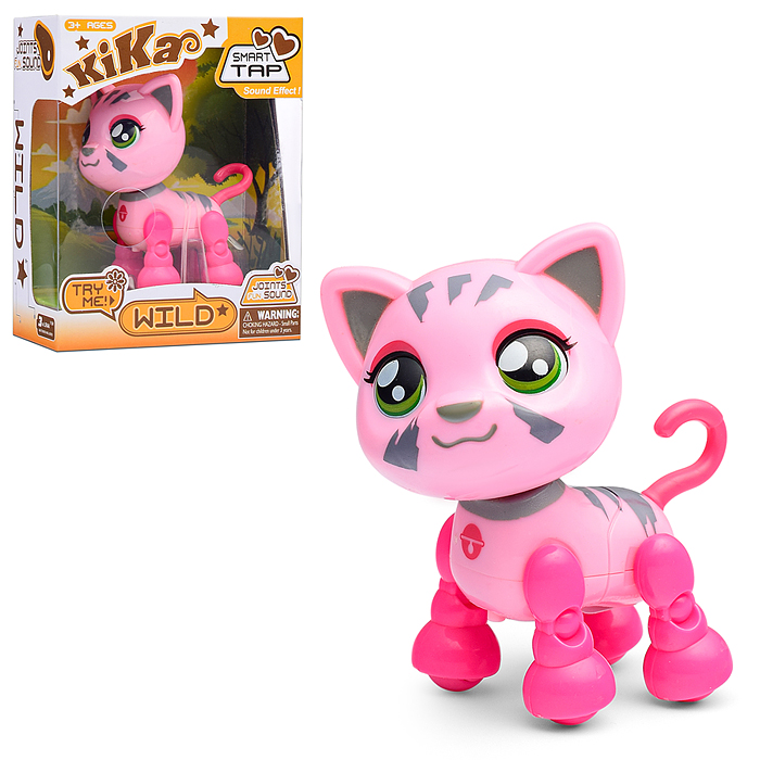 Кошка 1682 "Wild" на батарейках, в коробке