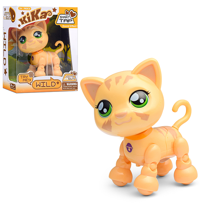 Кошка 1682 "Wild" на батарейках, в коробке