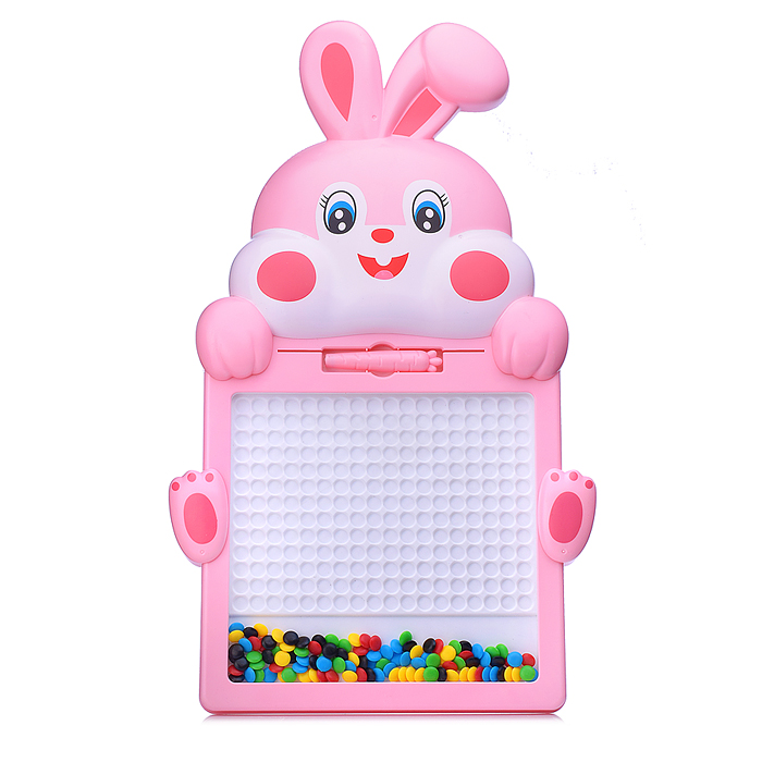 Доска для рисования HD118A "Зайчишка" в коробке (розовый)