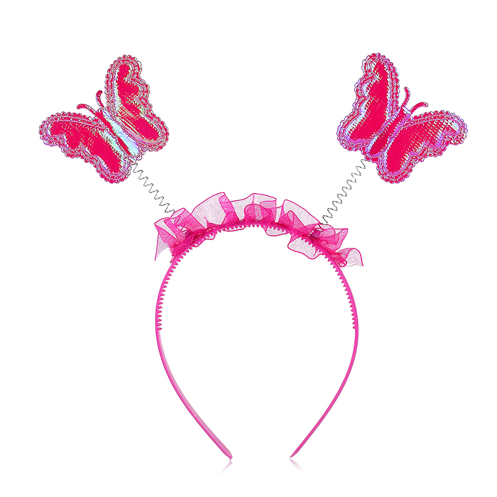 Набор "Крылья карнавальные" S1529 Яркая фея (ободок, крылья, палочка, юбка) в пакете