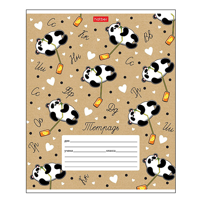 Тетрадь 12л линия "Забавные зверушки" 65г/кв.м 