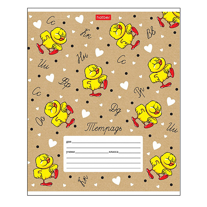 Тетрадь 12л линия "Забавные зверушки" 65г/кв.м 