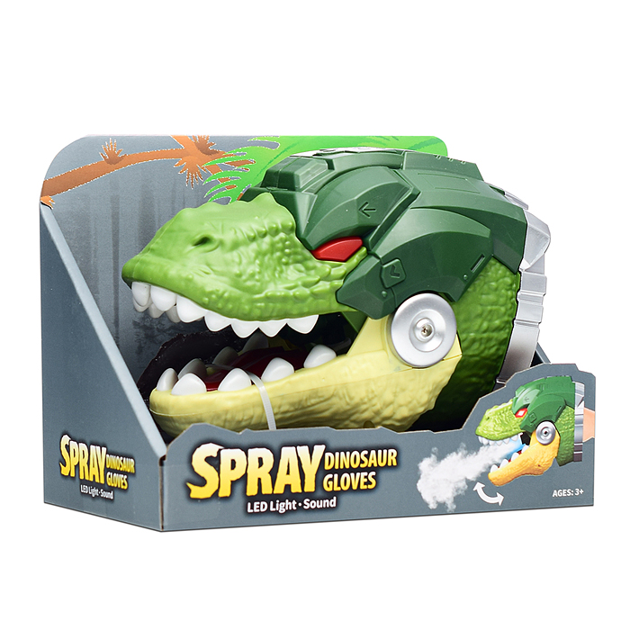 Динозавр на руку 3808A на батарейках, в коробке