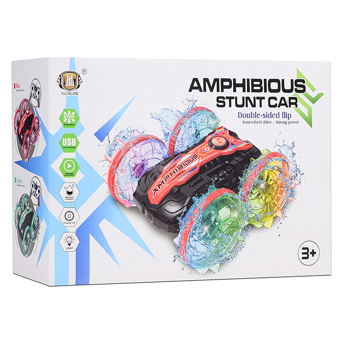 Машина 7723 "Amphibious stunt car-1" на р/у, 27 MHz, в коробке