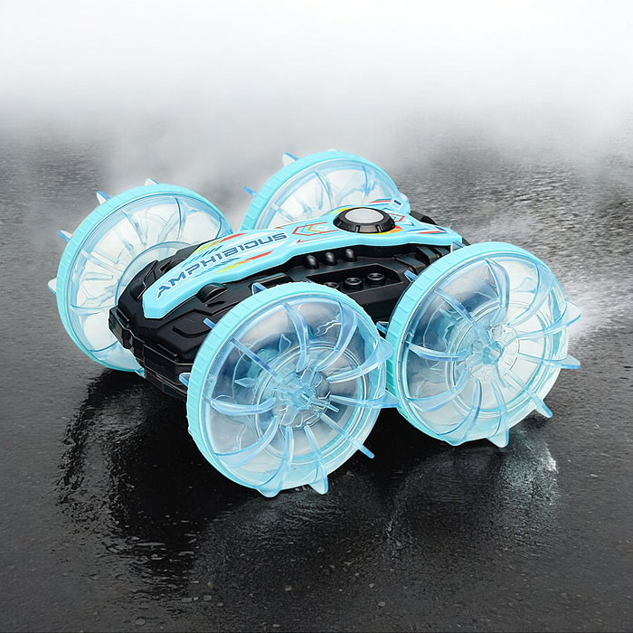 Машина 7723 "Amphibious stunt car-1" на р/у, 27 MHz, в коробке