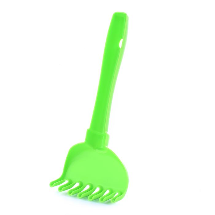 Набор №527: ведро-замок большое, лопатка №5, грабельки №5, формочки (тигр + мамонт + динозавр №1 + д