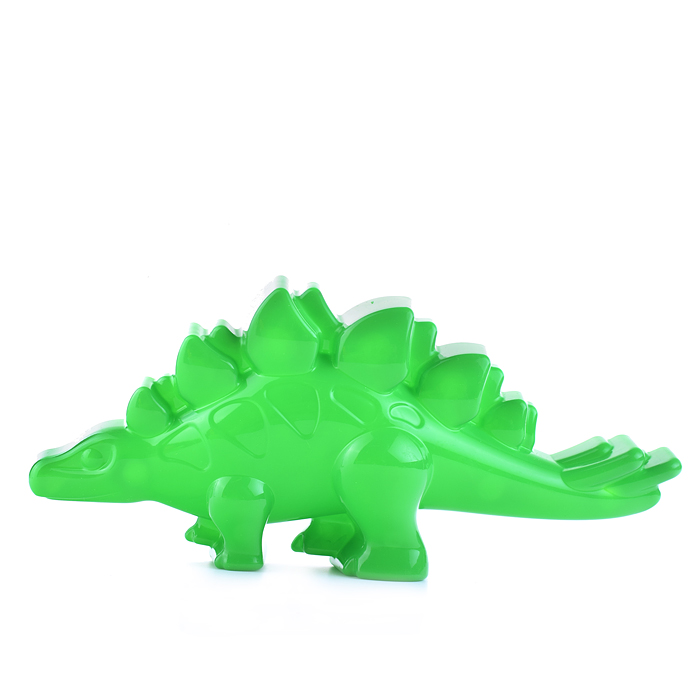 Набор №527: ведро-замок большое, лопатка №5, грабельки №5, формочки (тигр + мамонт + динозавр №1 + д