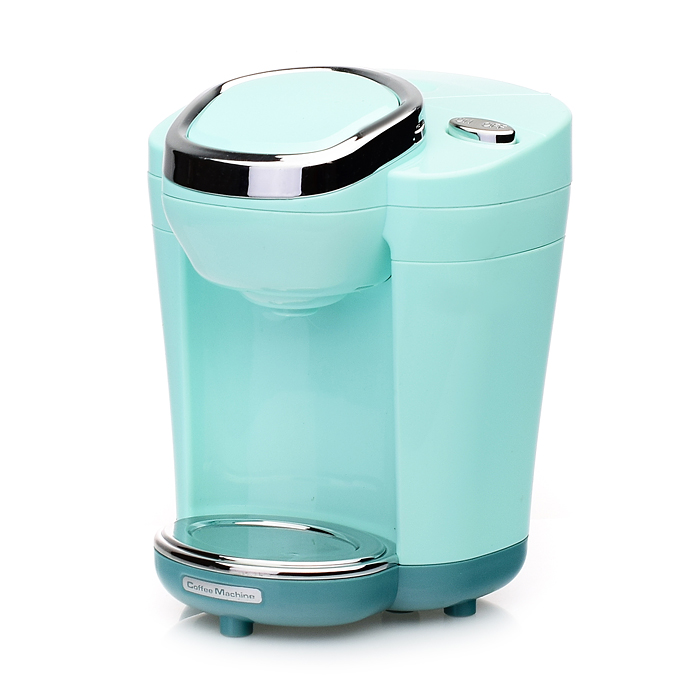 Бытовая техника A1008-4 "Кофемашина" с аксессуарами, бирюзовый , (свет, звук) в коробке