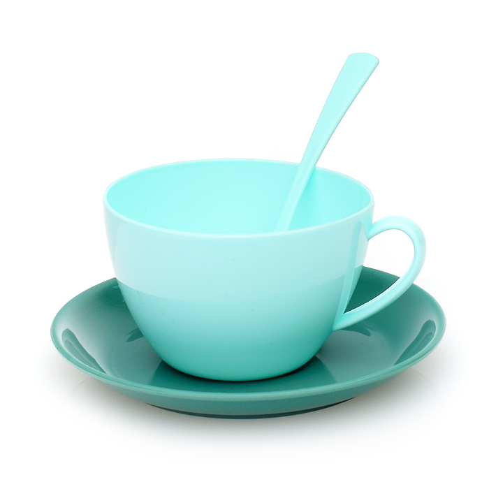 Бытовая техника A1008-4 "Кофемашина" с аксессуарами, бирюзовый , (свет, звук) в коробке