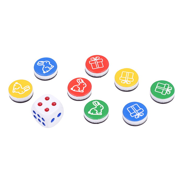 Игры магнитные "Приключения зайчонка. День рождения слонёнка" (жестяная коробочка)