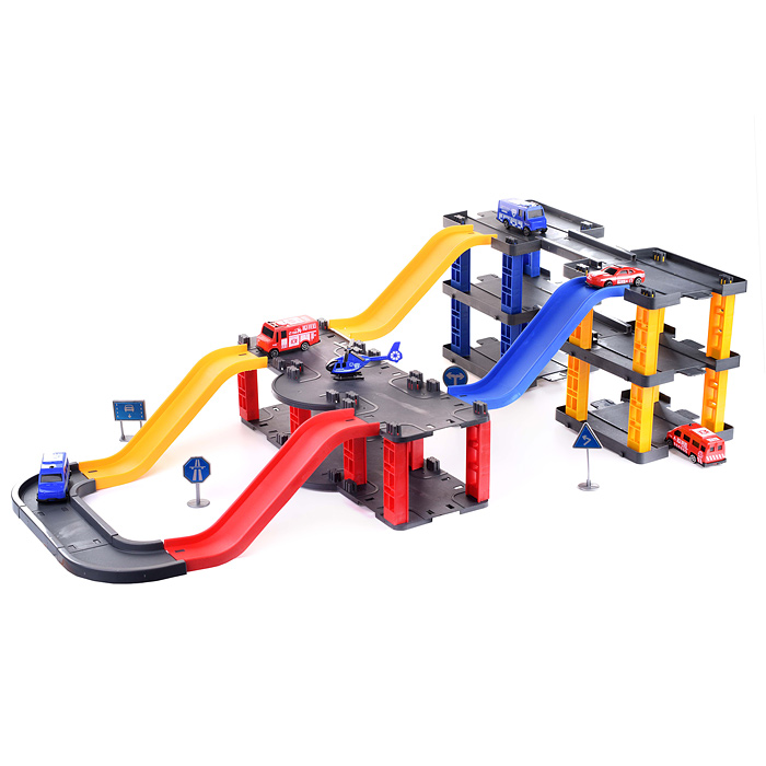 Парковка-трек SY-216 "Крутой спуск" в коробке
