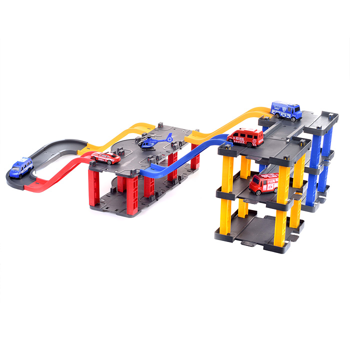 Парковка-трек SY-216 "Крутой спуск" в коробке