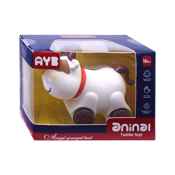 Каталка 2003-3 "Корова" в коробке