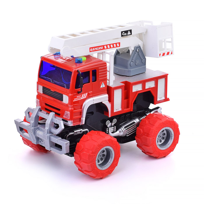 Машина WY553C "Пожарная" 1:20 (свет,звук) на батарейках, в коробке