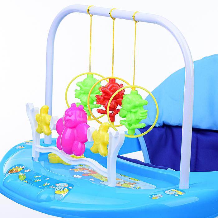 Ходунки 902-D-2 "Бабочки" (синий-голубой) в пакете