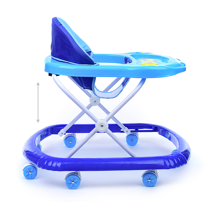 Ходунки 902-D-2 "Бабочки" (синий-голубой) в пакете