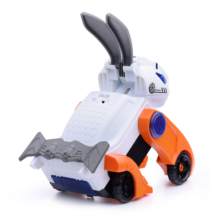 Машина D168-28 трансформирующаяся в кролика, в коробке