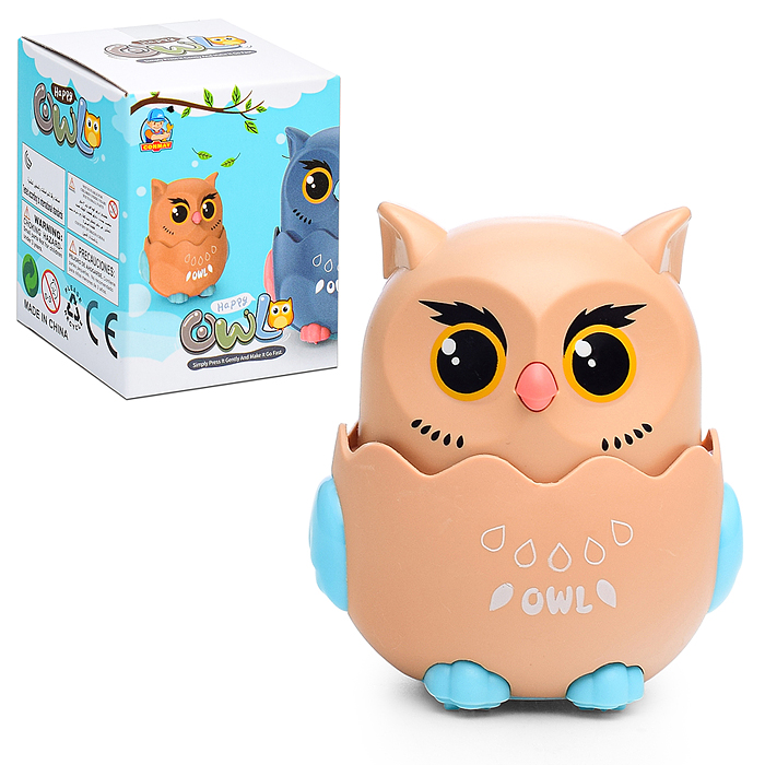 Фото к товару Заводная игрушка 555-1B "Сова" в коробке Заводная игрушка 555-1B "Сова" в коробке