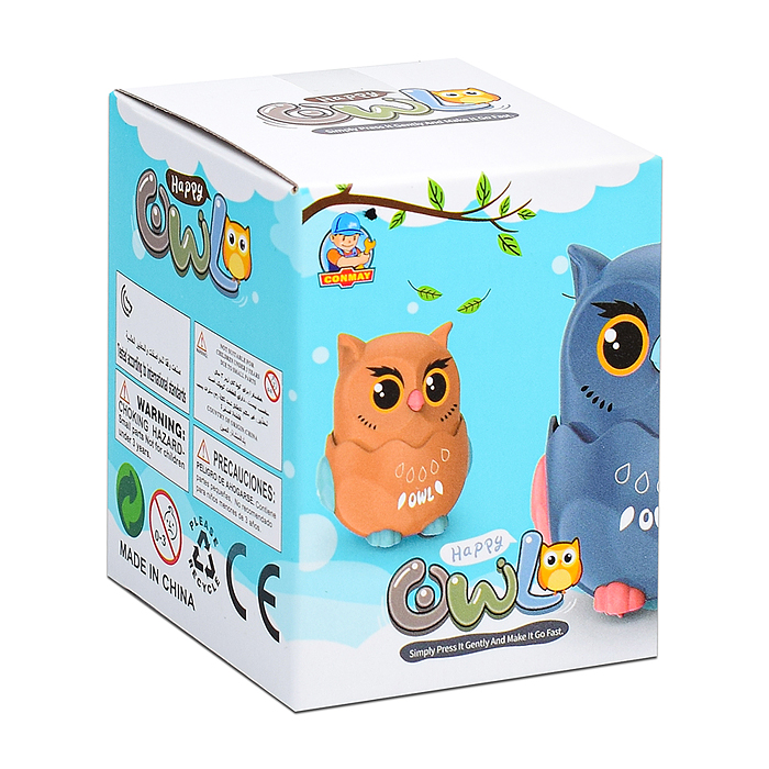 Фото к товару Заводная игрушка 555-1B "Сова" в коробке Заводная игрушка 555-1B "Сова" в коробке