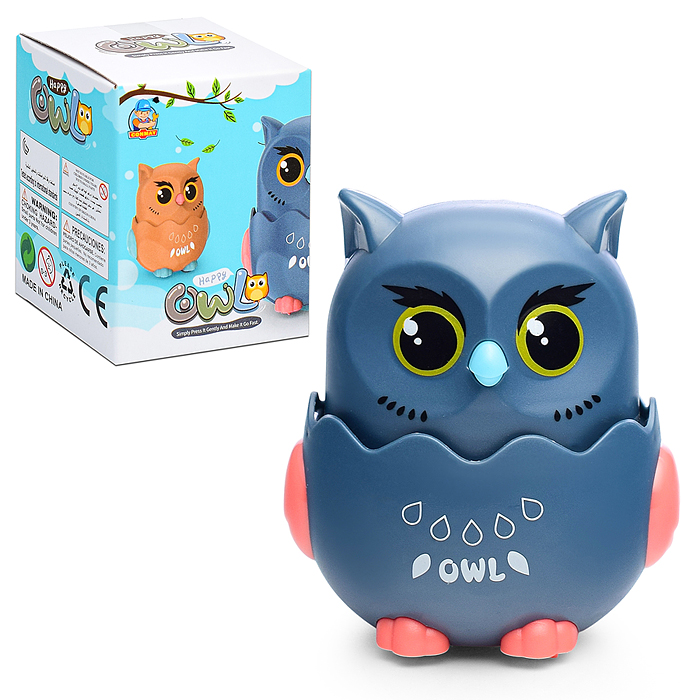 Фото к товару Заводная игрушка 555-1B "Сова" в коробке Заводная игрушка 555-1B "Сова" в коробке