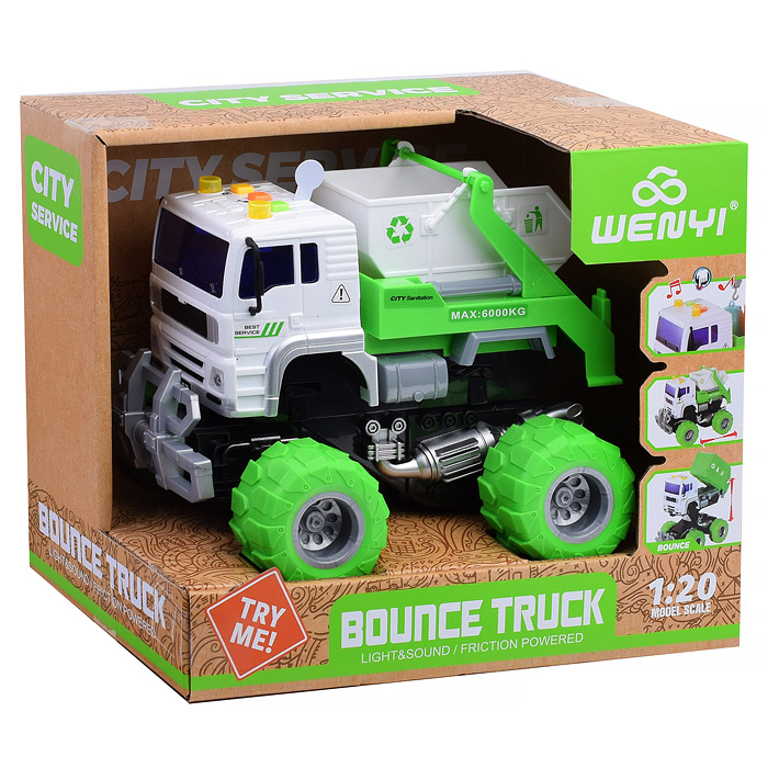 Машина WY523B "Спецслужба" 1:20 (свет, звук) на батарейках, в коробке