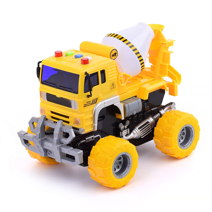 Машина WY513B "Миксер" 1:20 (свет, звук) на батарейках, в коробке