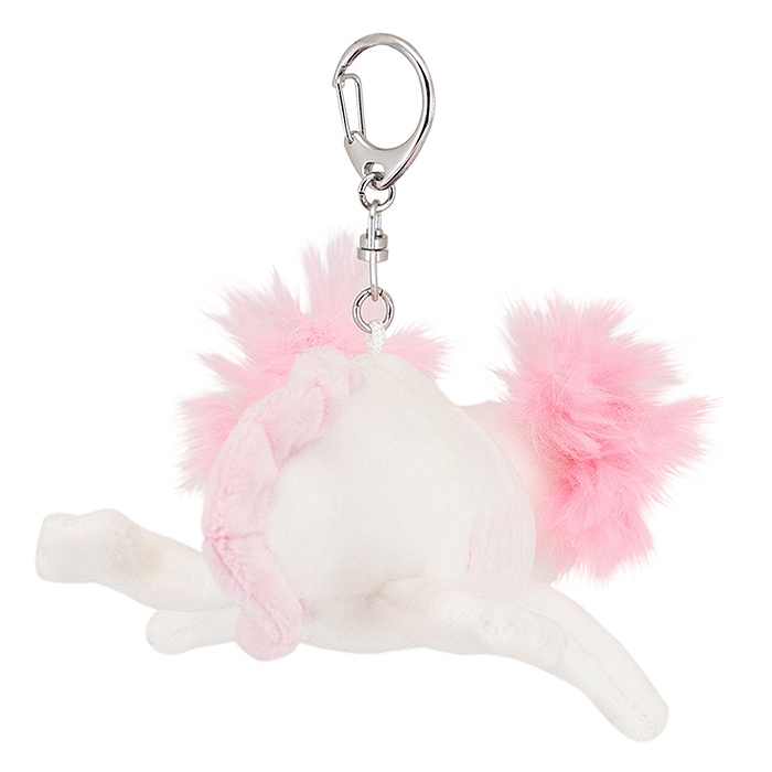 Фото к товару Мягкая игрушка Аксолотль белый 16 с метал. кольцом Мягкая игрушка Аксолотль белый 16 с метал. кольцом