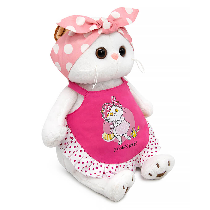 Фото к товару Кошка Ли-Ли "Хозяюшка" в фартуке Кошка Ли-Ли "Хозяюшка" в фартуке