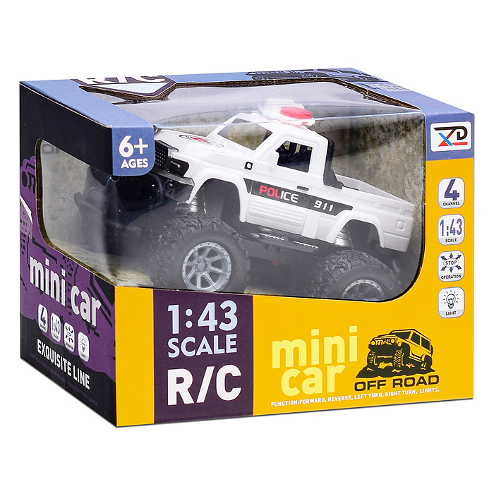 Фото к товару Машина 687-11 "Полиция" р/у, 27 MHz, в коробке Машина 687-11 "Полиция" р/у, 27 MHz, в коробке