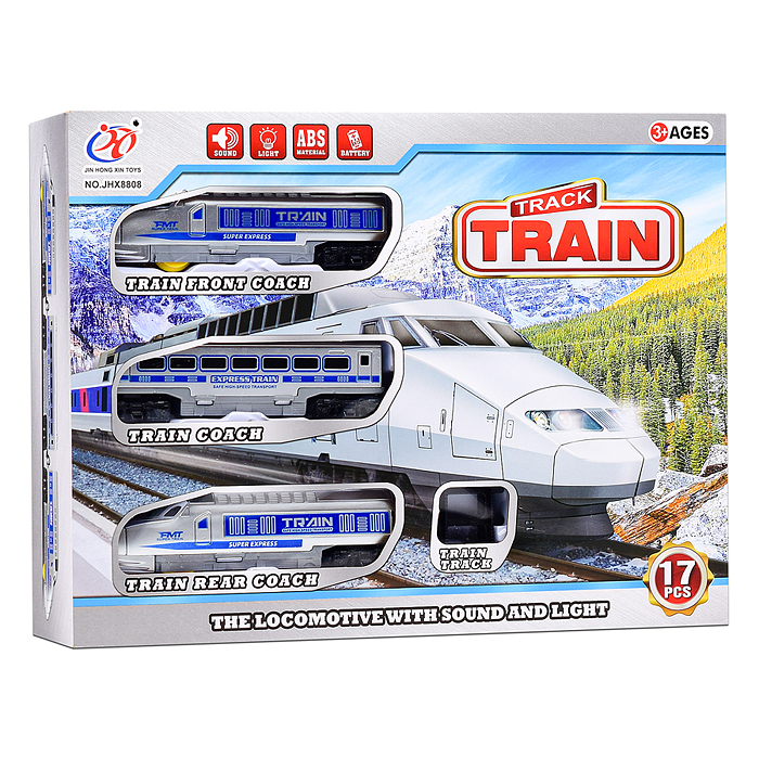 Железная дорога JHX8808 "Electric train" в коробке
