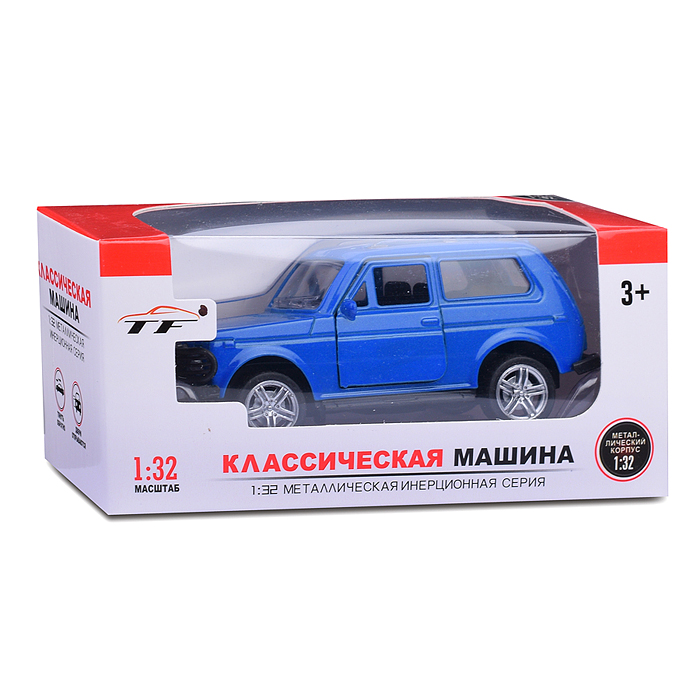 Фото к товару Машина TF9979 "Классическая" 1:32 металл. (в ассортименте) в коробке Машина TF9979 "Классическая" 1:32 металл. (в ассортименте) в коробке