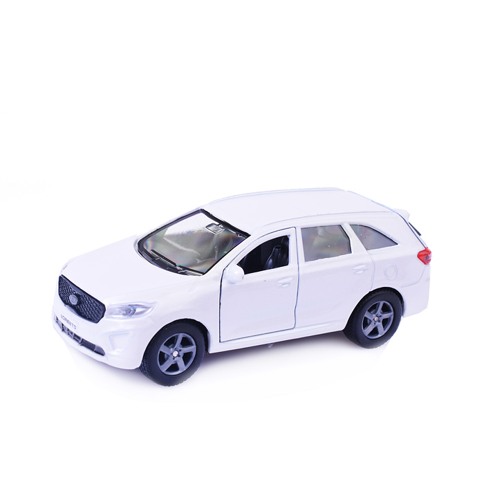 Фото к товару Машина металл KIA Sorento Prime, 12 см, (двери, багаж., белый) инерц., коробке Машина металл KIA Sorento Prime, 12 см, (двери, багаж., белый) инерц., коробке