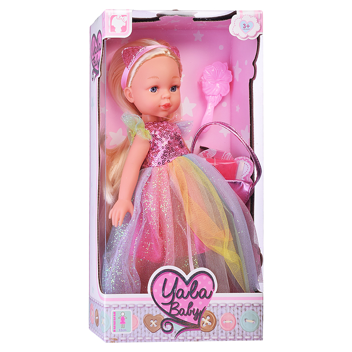 Фото к товару Кукла R232B "Мила" с аксессуарами, в коробке Кукла R232B "Мила" с аксессуарами, в коробке