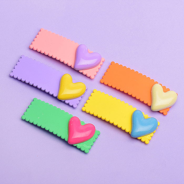 Набор заколок для волос 00-3883 "Сердечки" в пакете