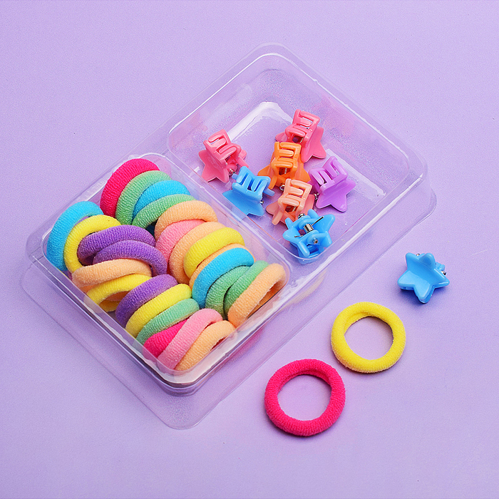 Набор резинок/заколок для волос 00-3869 "Звездочки" 35 предметов