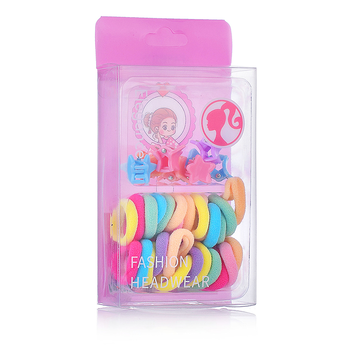 Набор резинок/заколок для волос 00-3869 "Звездочки" 35 предметов