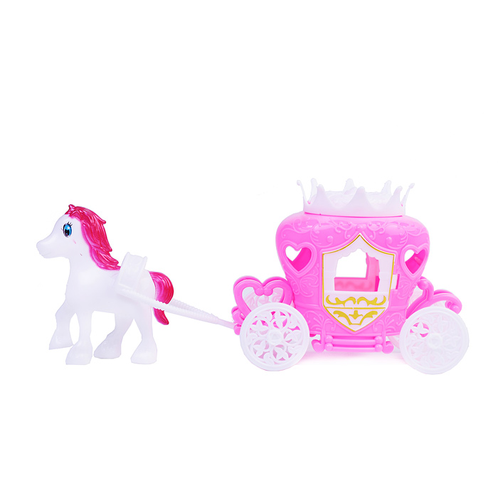 Игровой набор YS-11 "Прекрасный замок" с каретой, в коробке