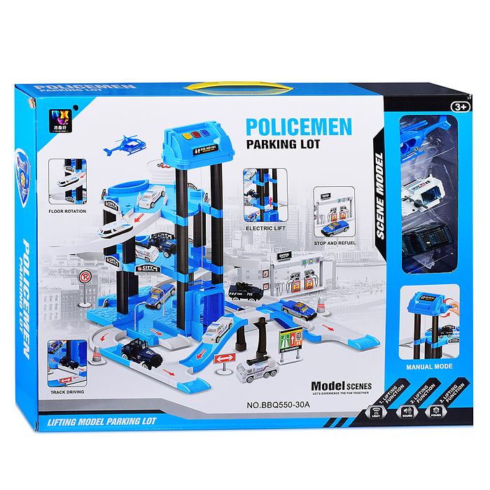 Парковка BBQ550-30B "Полиция" в коробке