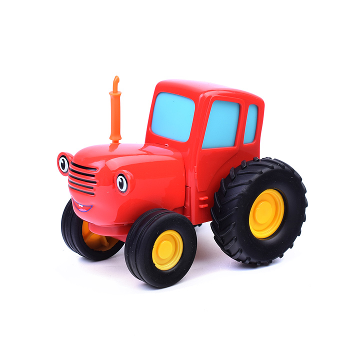 Фото к товару Модель металл Синий трактор 11 см, ( свет-звук, красный) инерц, в коробке Модель металл Синий трактор 11 см, ( свет-звук, красный) инерц, в коробке