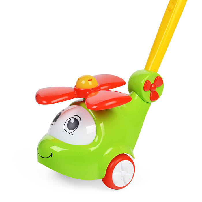 Фото к товару Каталка "Вертолёт" (в ассортименте) Каталка "Вертолёт" (в ассортименте)