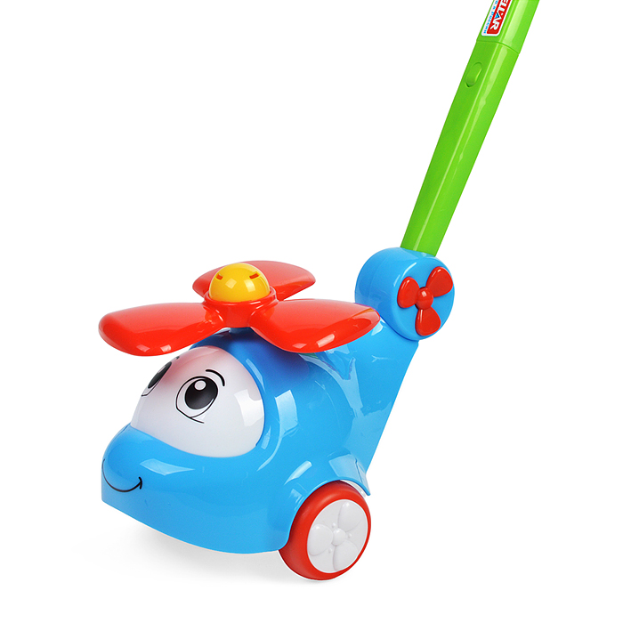 Фото к товару Каталка "Вертолёт" (в ассортименте) Каталка "Вертолёт" (в ассортименте)