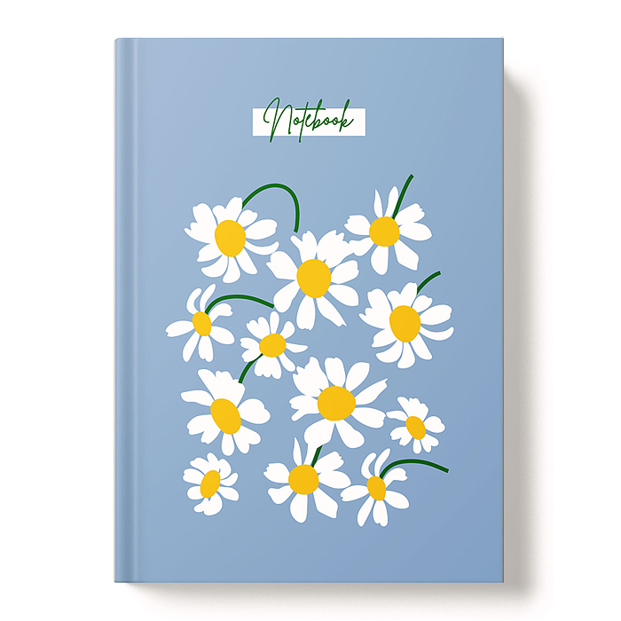 Книжка записная А5 96л., "Ромашки"